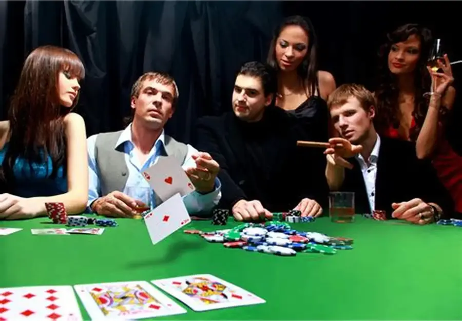 Guests enjoying a professionally organised poker-themed event